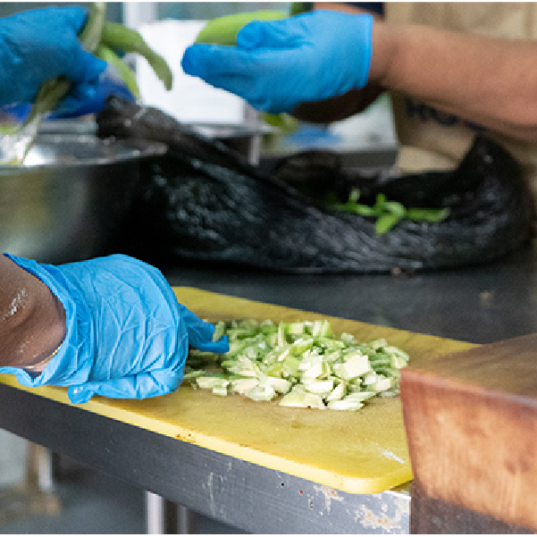 Preparation of Ingredients Harvested from the Garden - Lafi